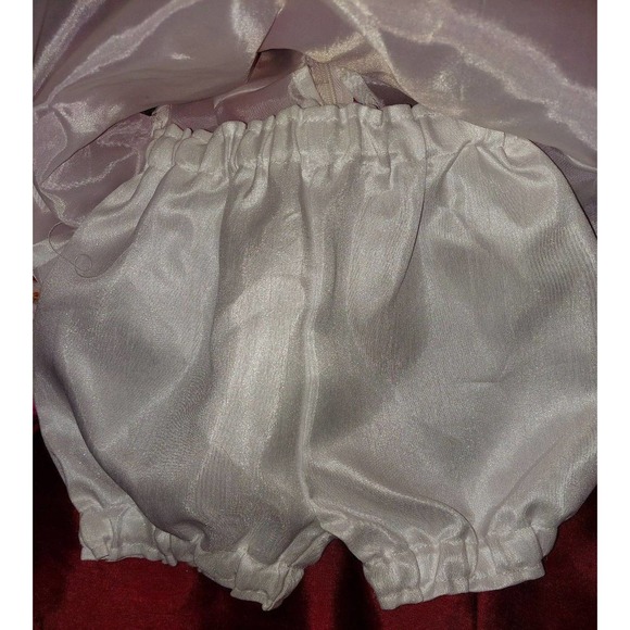 Girls American Princess 2 Pc Floral Party Dress Dress And Diaper Cover Size 6M - Picture 8 of 8